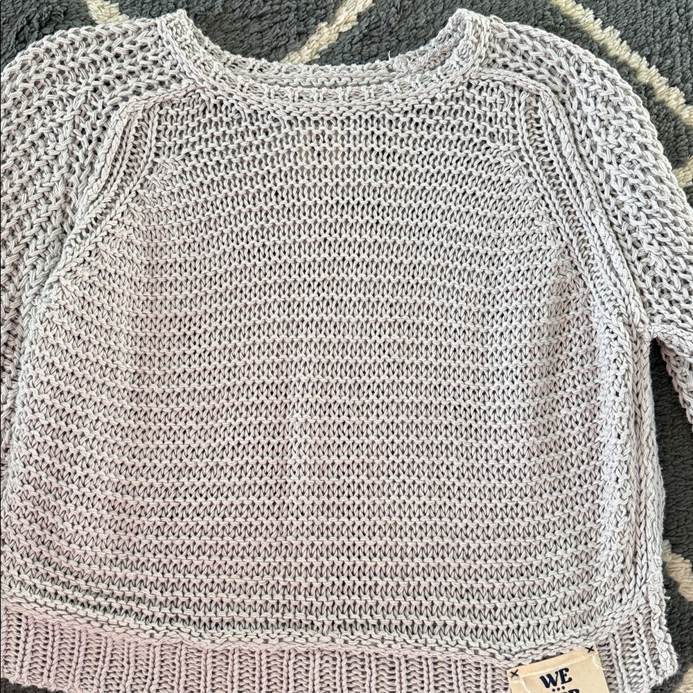 We The Free Light Gray Knit Sweater - Picture 5 of 7